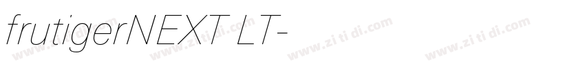 frutigerNEXT LT字体转换
